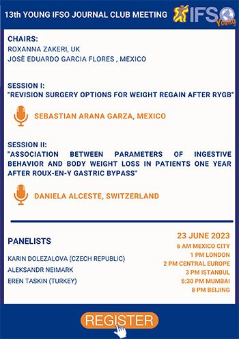 13th YOUNG IFSO WEBINAR - JUNE 23